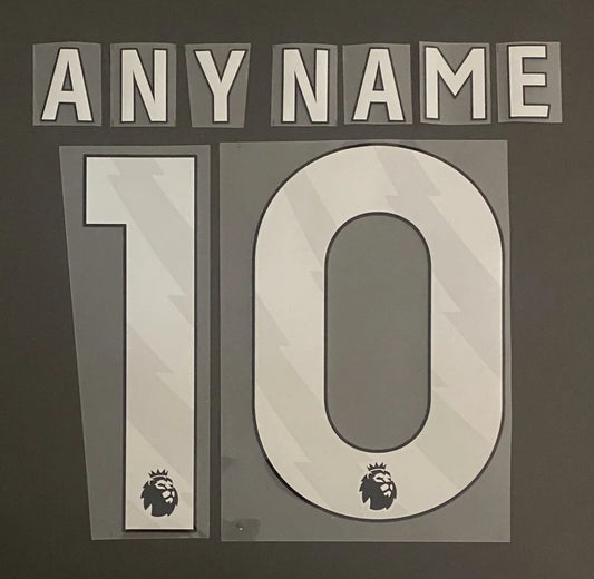 Printing for 5 shirts + GARNACHO premier league nameset with return postage