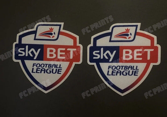 Sky Bet Championship 2013-2015 Sleeve Patches Badges Shirt Player Size UK STOCK