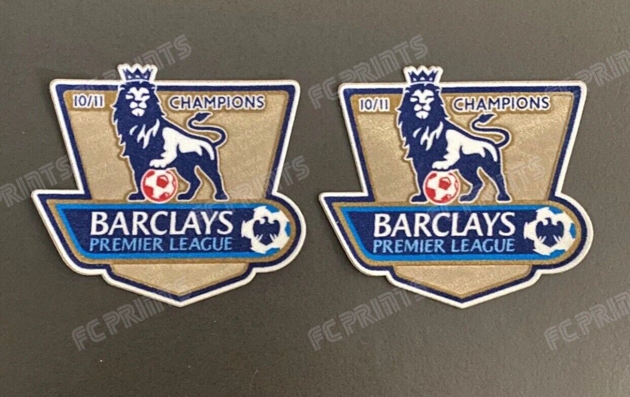 Premier League 2010-2011 Champions Sleeve Patches Badge Manchester United UK