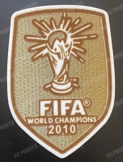 World Cup 2010 Champions Spain Patches Badges Shirt Patch Player Size  UK STOCK