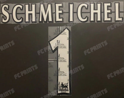 Schmeichel #1 1997-2007 Premier League Lextra Nameset Player Size Name Number