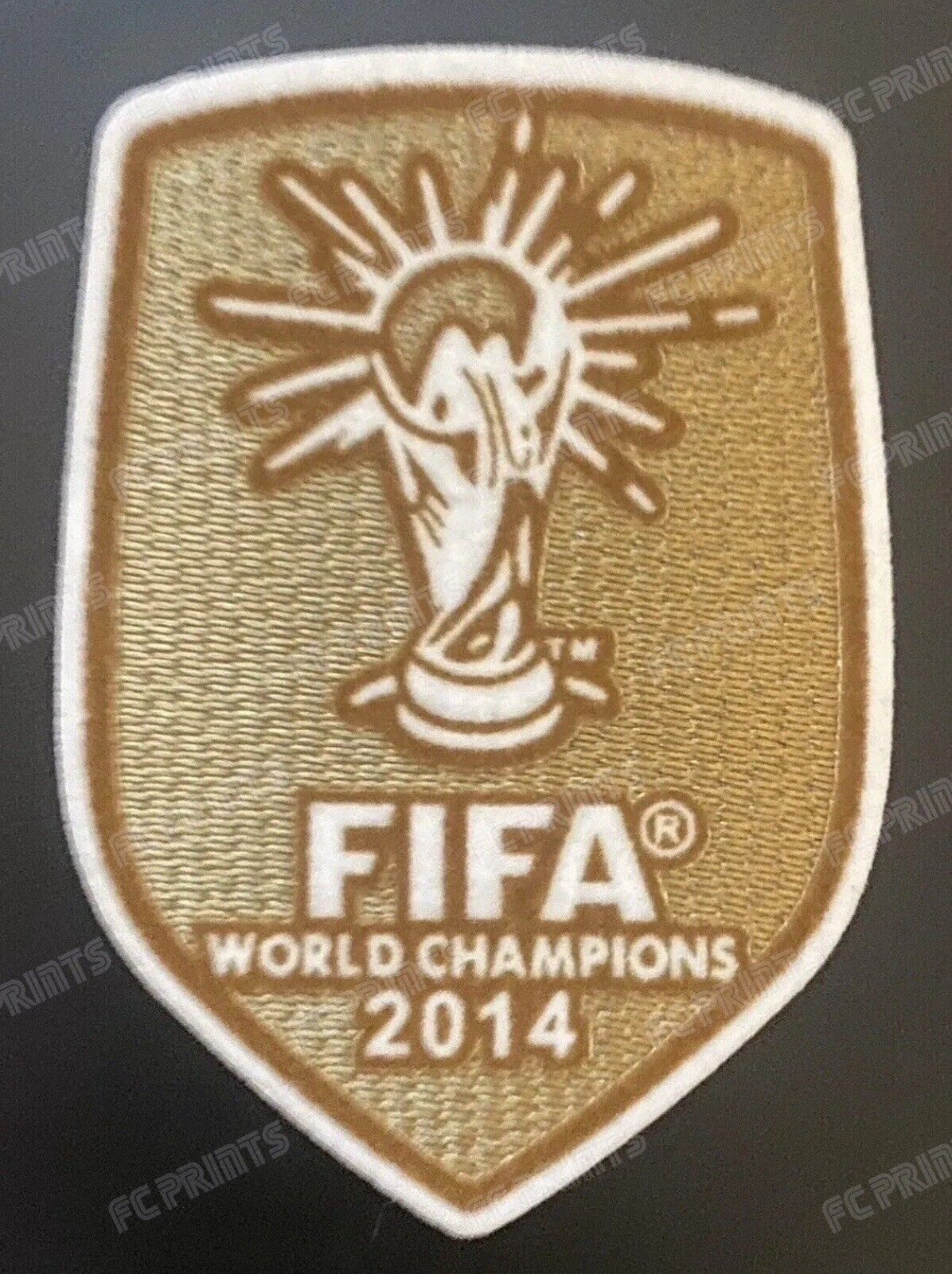 World Cup 2014 Champions Germany Patches Badges Shirt Patch Player Size UK STOCK