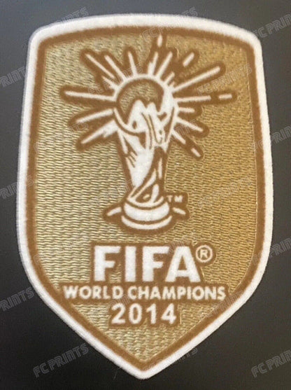 World Cup 2014 Champions Germany Patches Badges Shirt Patch Player Size UK STOCK