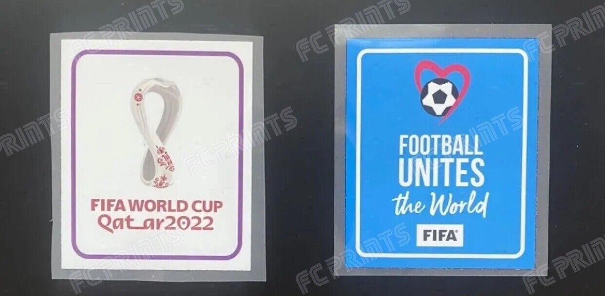 World Cup 2022 France Sleeve Patches Badges Shirt Player Size Euro’s UK STOCK