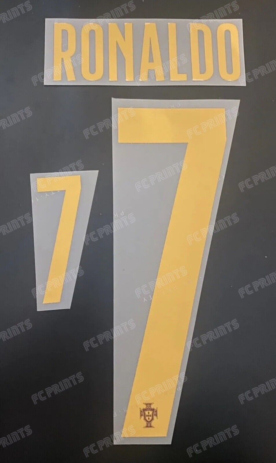 Ronaldo Portugal 2022 World Cup Home Nameset Iron On Football Name And Number