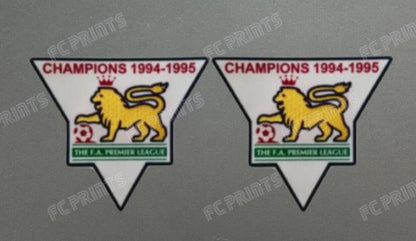 Premier League 1994-1995 Champions Sleeve Patches Badge Blackburn Rovers UK