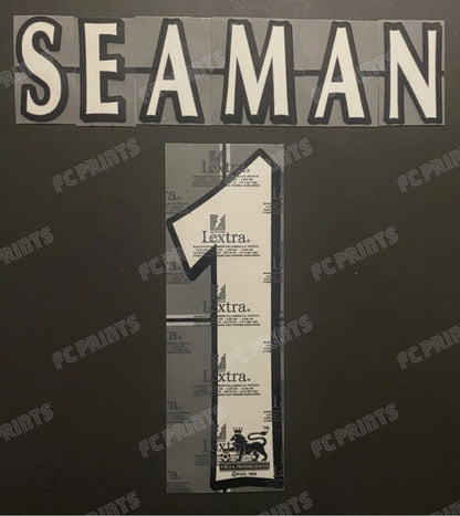 Seaman #1 1997-2007 Premier League Lextra Nameset Player Size Name Number