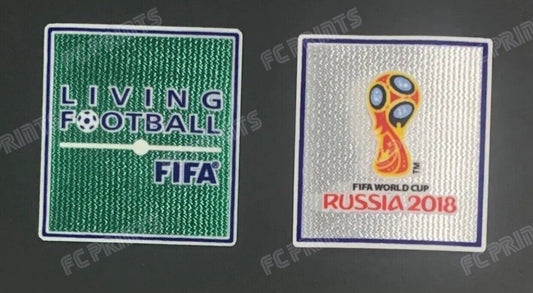 World Cup 2018 Sleeve Patches Felt Badges Shirt Player Size Euro’s UK STOCK