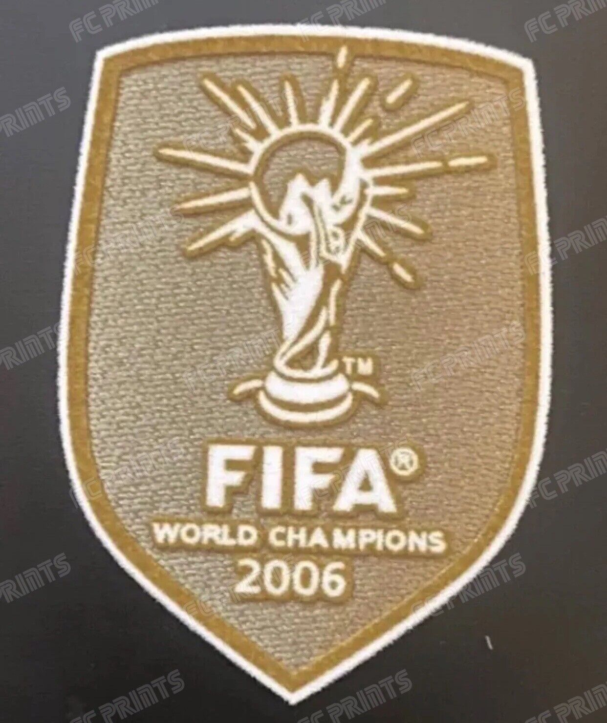 World Cup 2006 Champions Italy Patches Badges Shirt Patch Player Size UK STOCK