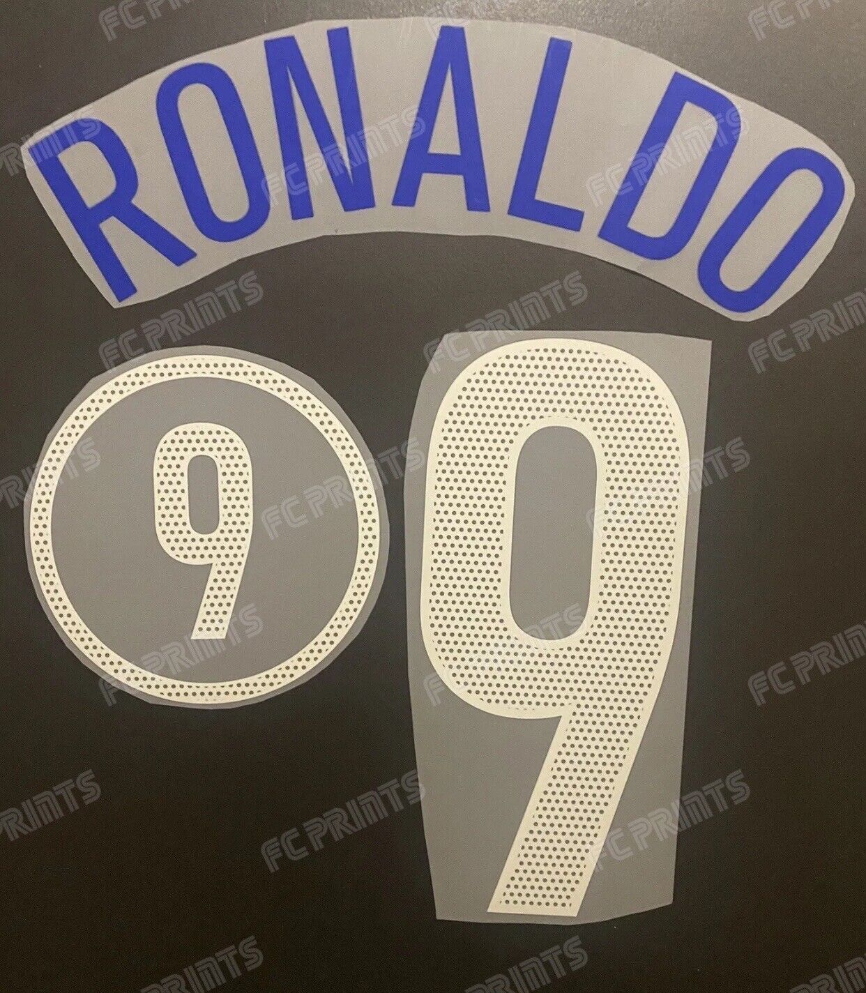 Ronaldo Brazil 2004 Away Nameset Iron On Football Name And Number