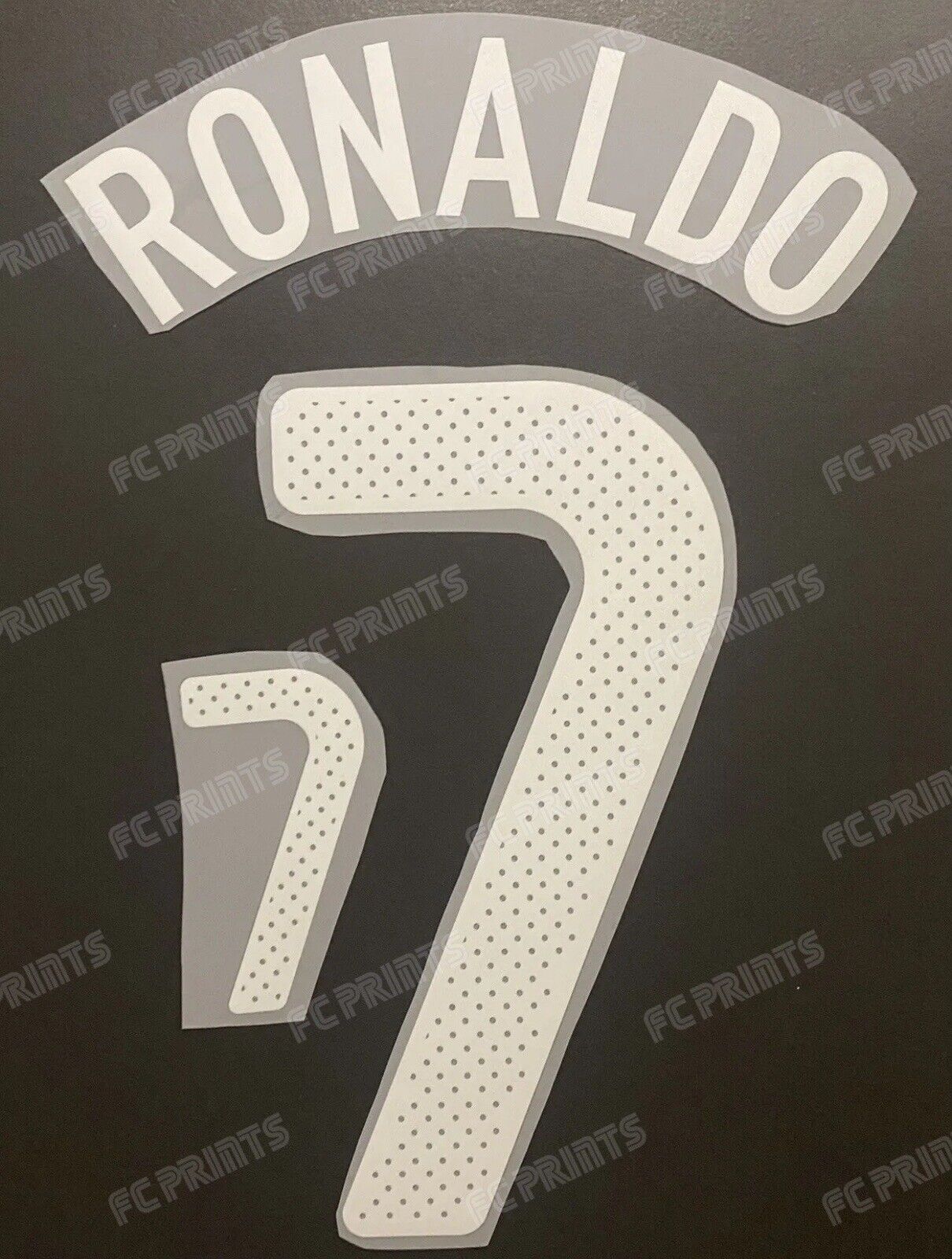 Ronaldo Portugal 2010 World Cup Home Nameset Iron On Football Name And Number